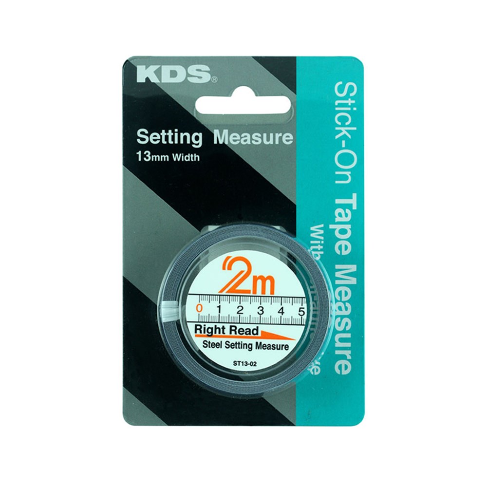 SETTING MEASURES – KDS–2M BENCH TAPE (LEFT TO RIGHT)